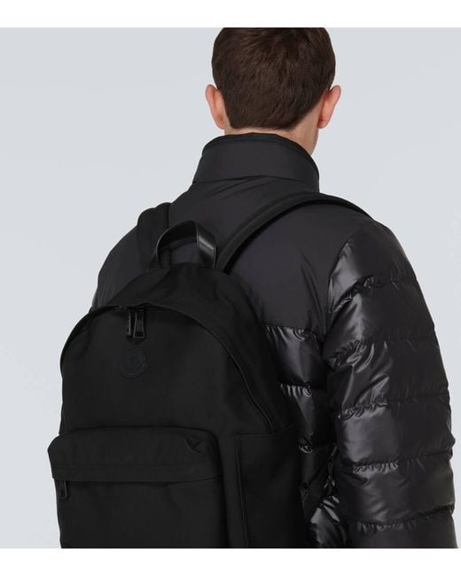 Moncler Black Pierrick Backpack for men