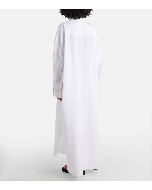 Wardrobe NYC White Oversized Cotton Shirtdress