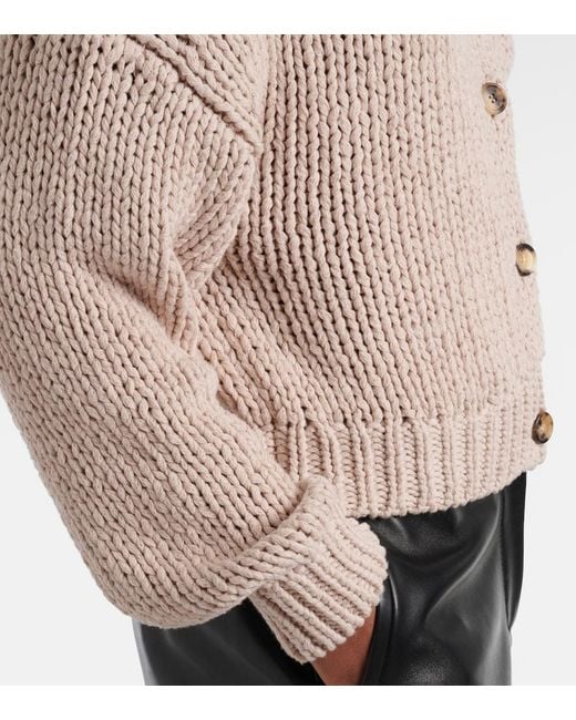 Khaite Natural Lotta Cotton Cardigan