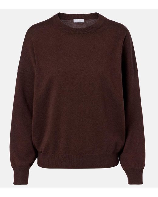 Brunello Cucinelli Brown Cashmere Sweater