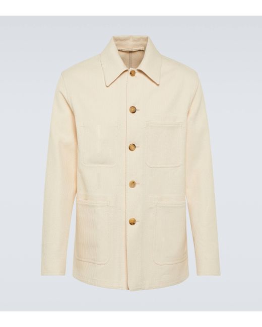 Loro Piana Natural Kora Cotton Jacket for men