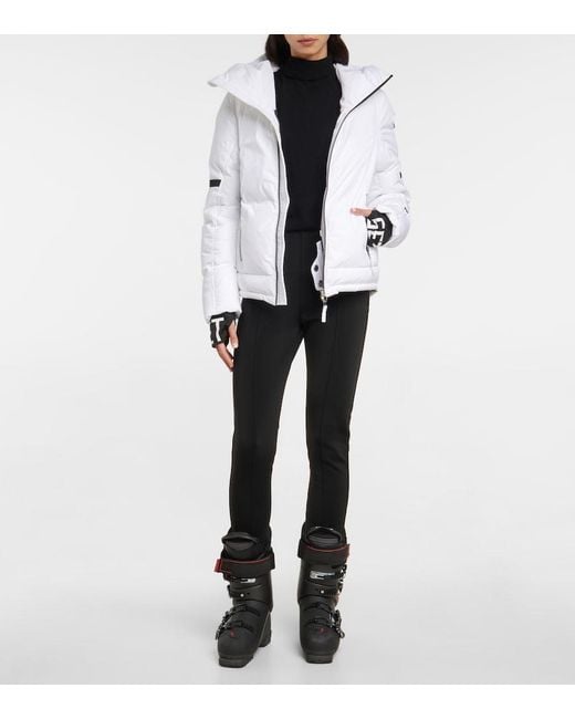 Jet Set White Julia Padded Ski Jacket