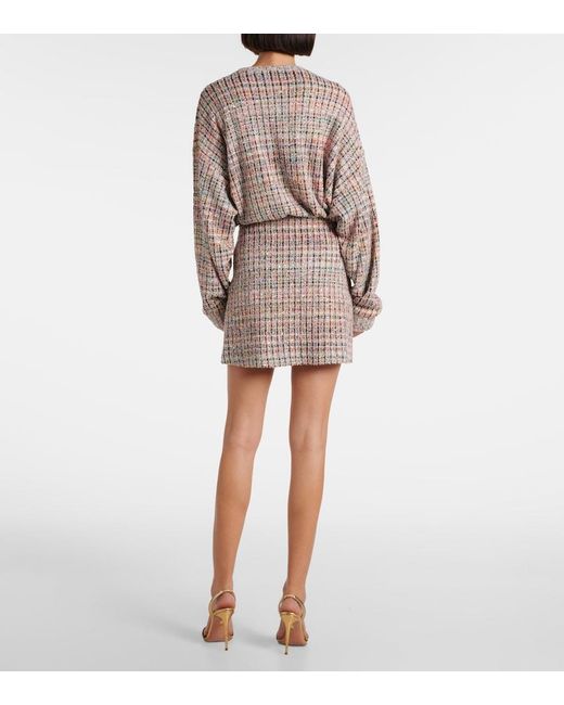 Missoni Multicolor Sequined Lame Miniskirt