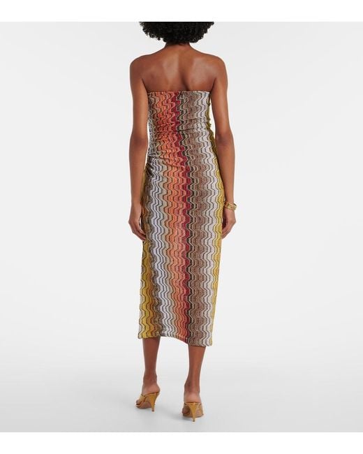 Missoni Multicolor Wave Lame Beach Dress