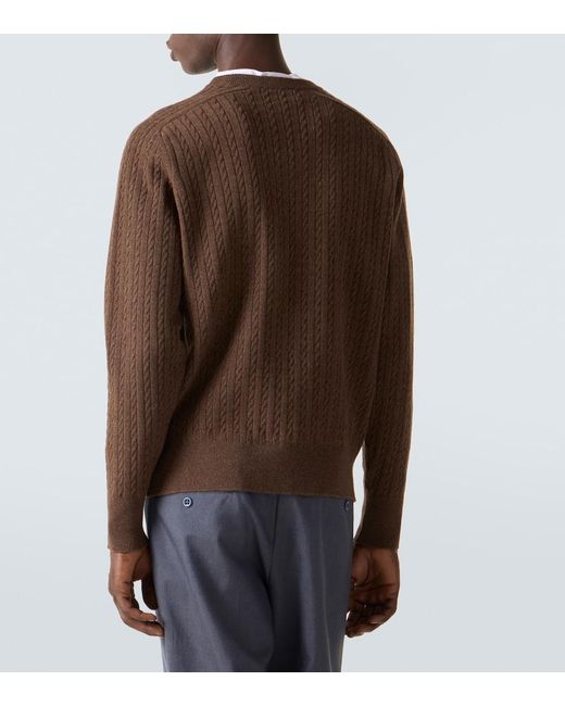 Pullover di Auralee in Brown da Uomo