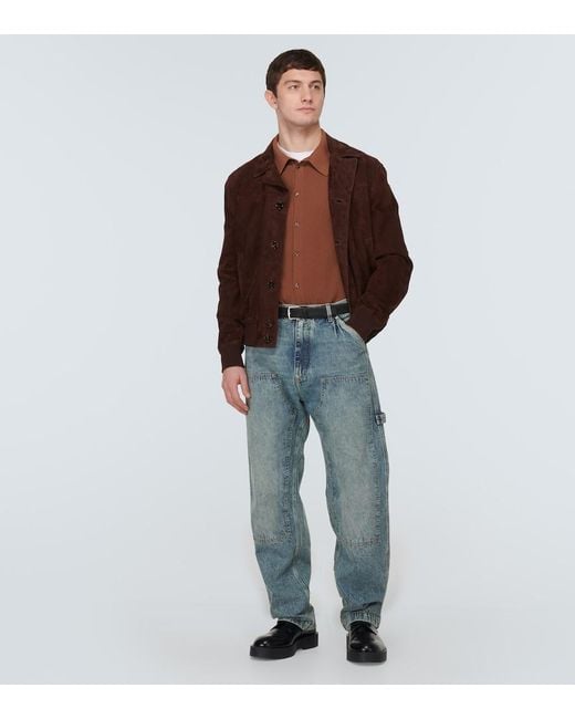 Dolce & Gabbana Blue Carpenter Straight Jeans for men