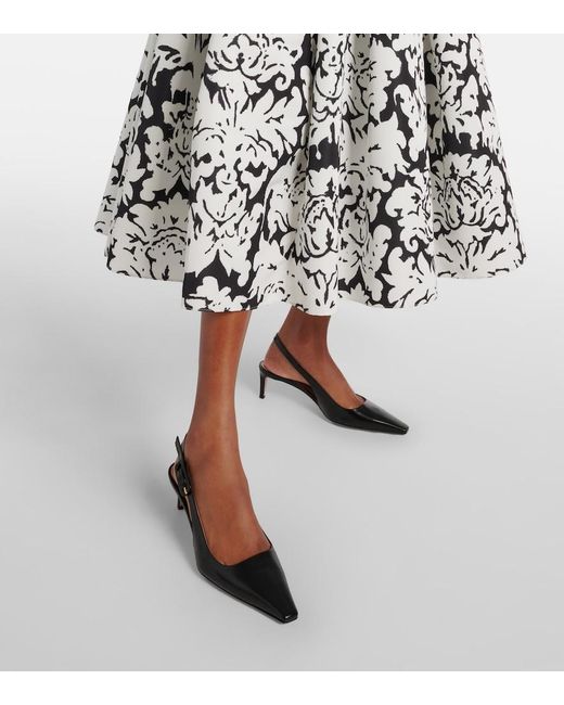 Gianvito Rossi Black Lindsay 55 Patent Leather Pumps
