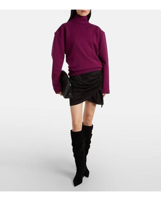 Malone Souliers Black Melina 70 Suede Knee-High Boots