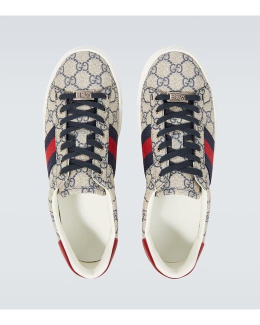 Sneaker Ace Uomo Con Dettaglio Web, Taglia di Gucci in Multicolor da Uomo