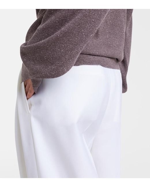 Calvin Klein Brown Helga Silk Polo Sweater