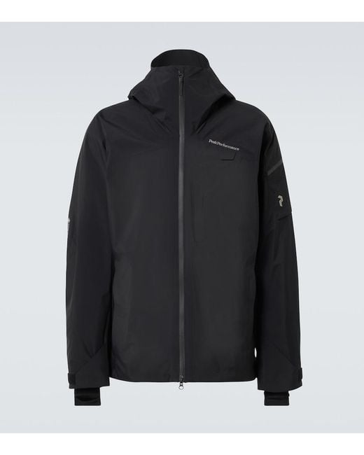 Peak Performance Alpine Gore-Tex 2L Ski Jacket in Black for Men