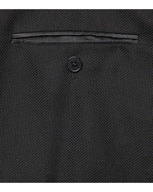 Zegna Black Wool Blazer for men