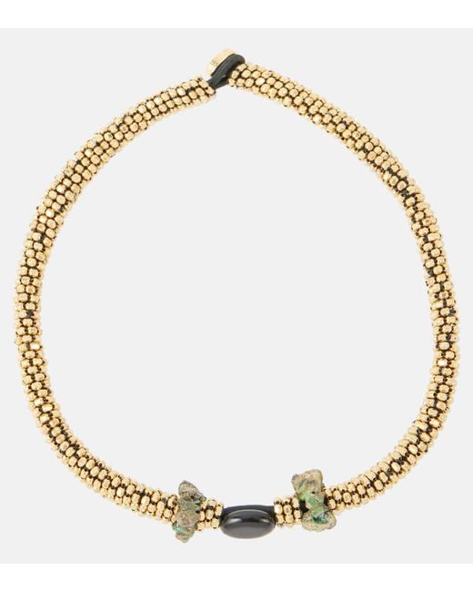Isabel Marant Metallic Embellished Choker
