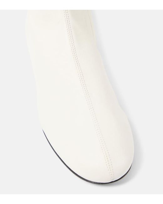Co. White Stiefel Aus Leder