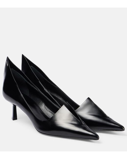 Prada Black Leather Pumps
