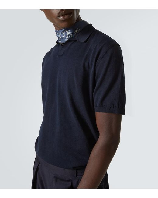 Polo di Rubinacci in Blue da Uomo
