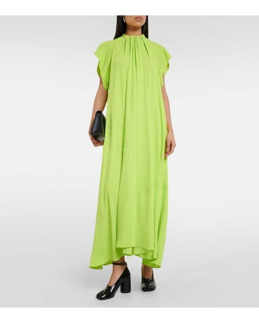 Vestido de fiesta plisado MM6 by Maison Martin Margiela de color Green
