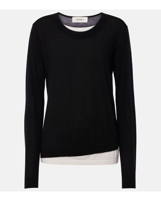 Lisa Yang Black Gabie Cashmere Sweater