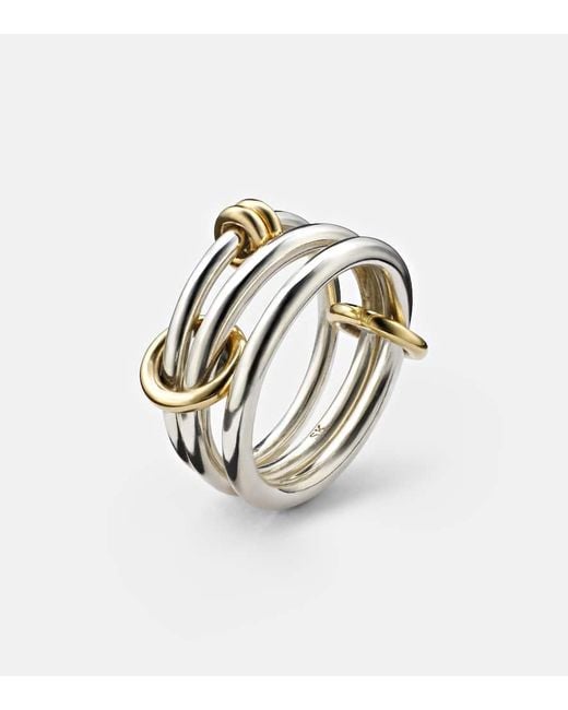 Spinelli Kilcollin Metallic Ring Raneth Aus Sterlingsilber Mit 18Kt Gelbgold