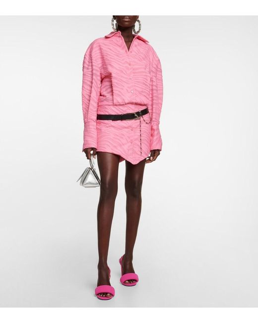 The Attico Pink Rem Slingback Sandals