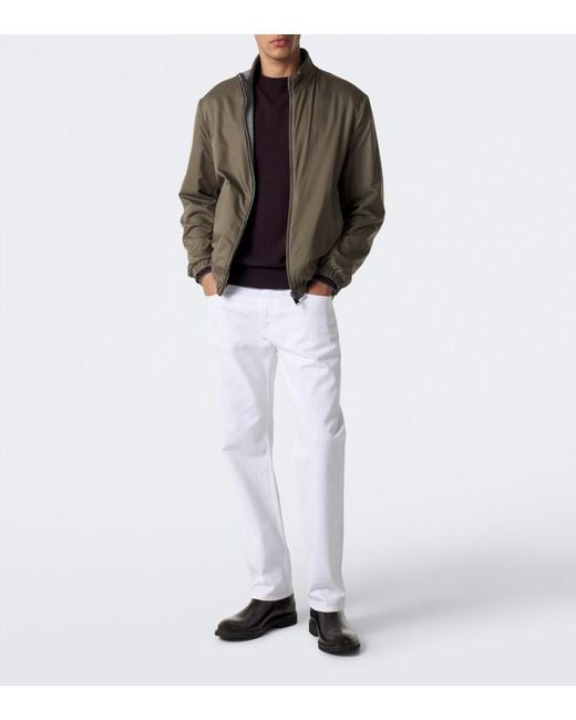 Canali Green Reversible Jacket for men