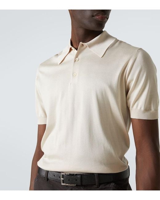 Polo di Prada in Natural da Uomo