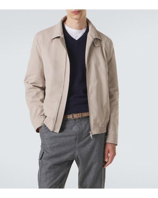 Brunello Cucinelli Natural Technical Jacket for men