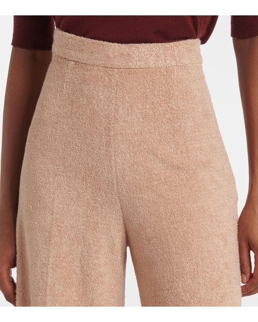 Pantalon Ample En Lin Et Coton Loro Piana en coloris Natural