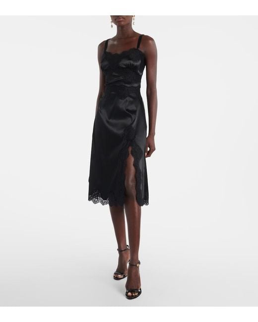 Dolce & Gabbana Black Midi Dresses