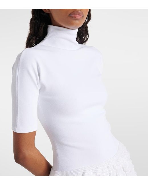 Miniabito in jersey di Alaïa in White