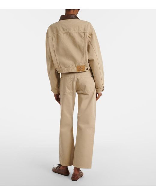 Jean Straight Prada en coloris Natural