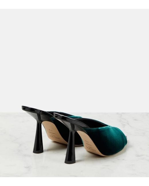 70%オフセールJIMMY CHOO MARYANNE100 MULE Jimmy Choo Maryanne 100 Mule in Peacock | FWRD