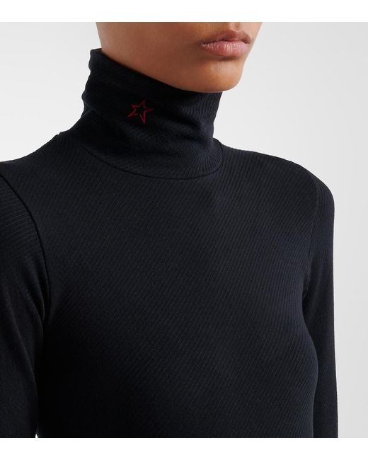 Perfect Moment Blue Turtleneck Ski Top