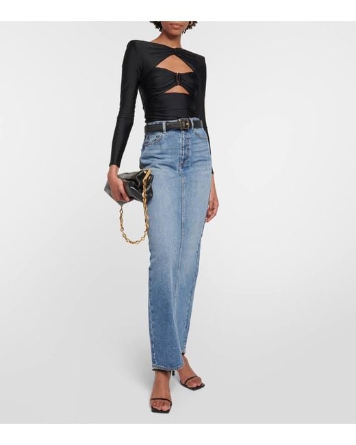 Gonna a vita alta jeans deals