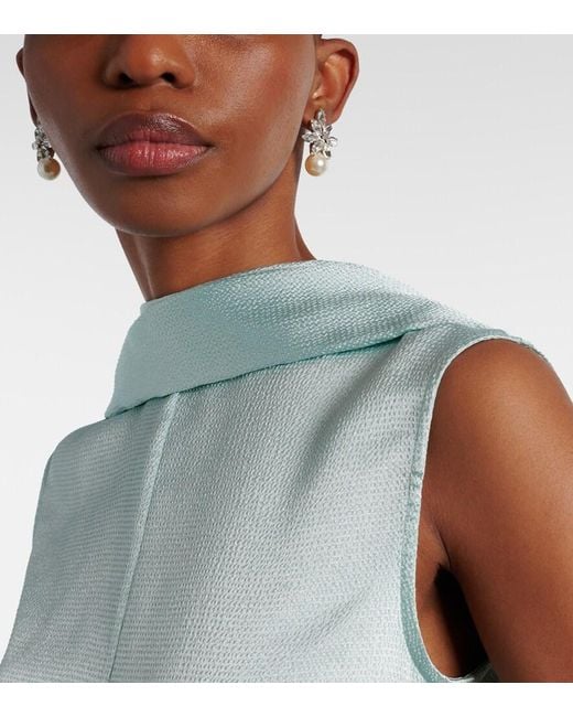 Jennifer Behr White Liza Embellished Faux Pearl Earrings