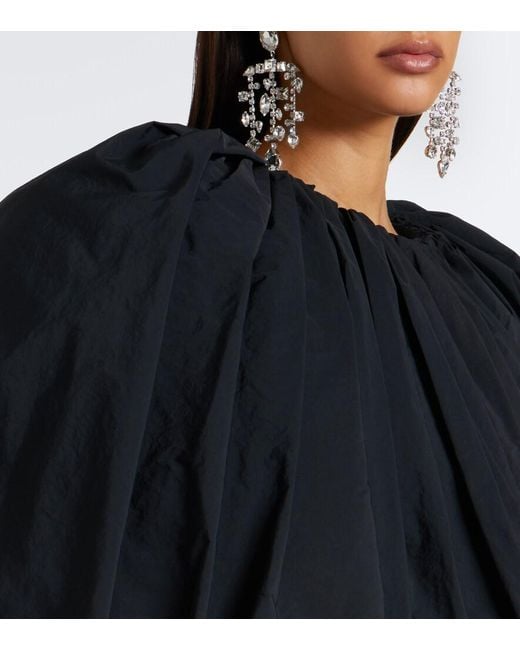 Top Asimetrico Drapeado Magda Butrym de color Black