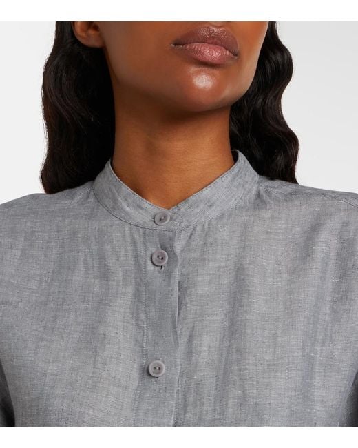 Eres Gray Exact Linen Shirt