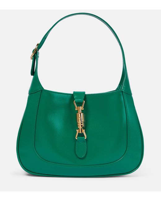 Gucci Green Jackie 1961 Small Leather Shoulder Bag