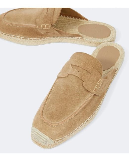 Christian Louboutin White Crosta Suede Espadrilles for men