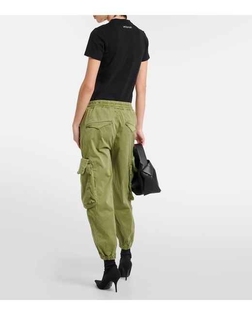 Pantalones cargo de algodon AG Jeans de color Green