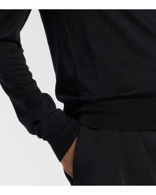 Saint Laurent Blue Wool Sweater