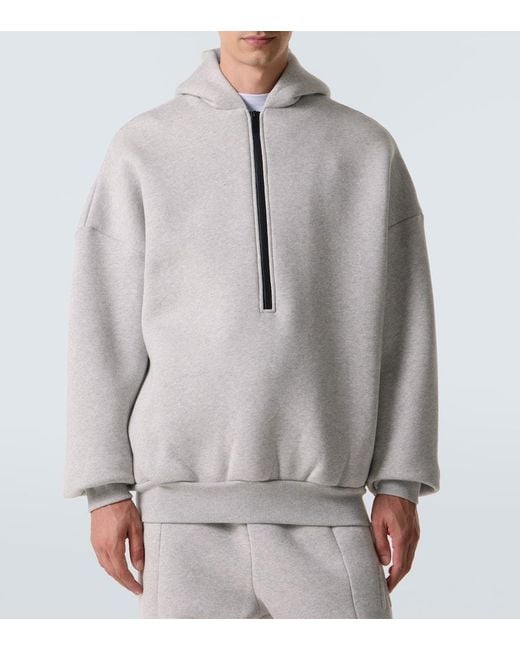 Felpa Con Cappuccio di Fear Of God in Gray da Uomo