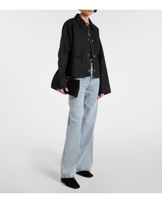 Totême Black Suede Desert Boots