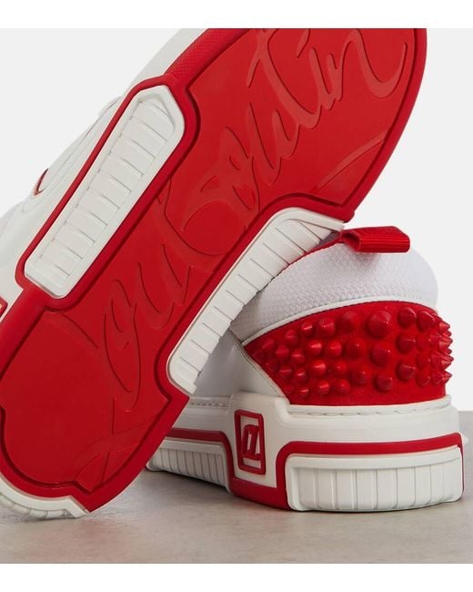 Christian Louboutin Sneakers Astroloubi Aus Leder in White für Herren