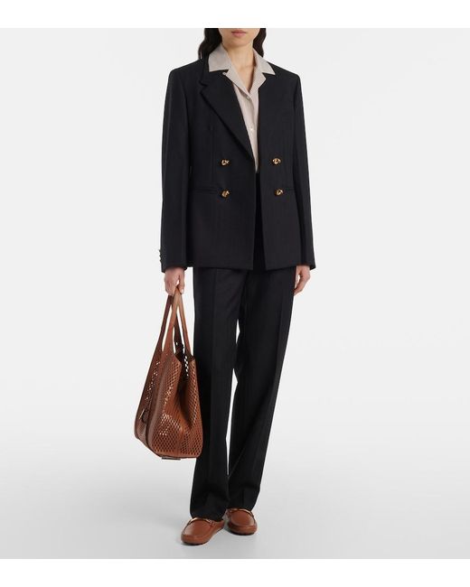 Tod's Brown Gommino Leather Mules