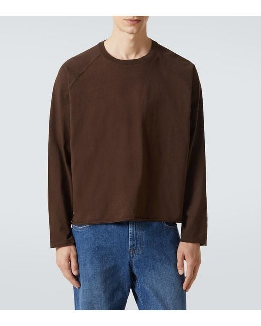 Top De Algodon The Row de hombre de color Brown