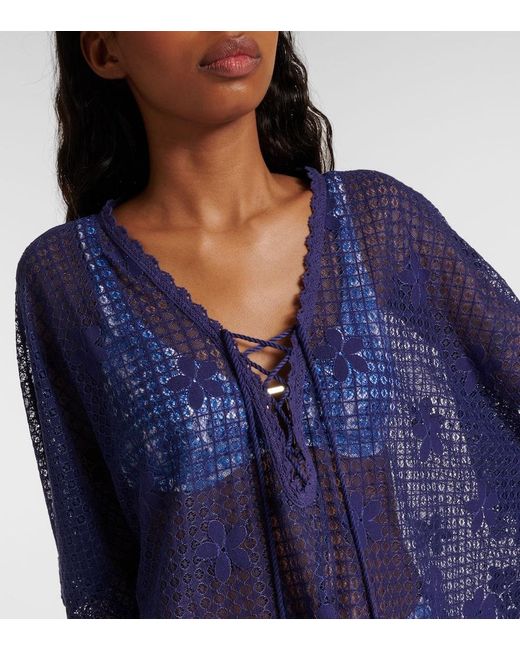 Caftano Cindy di Melissa Odabash in Blue