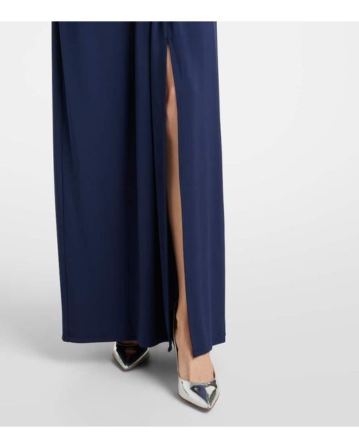 Jonathan Simkhai Blue Maxikleid Maisie