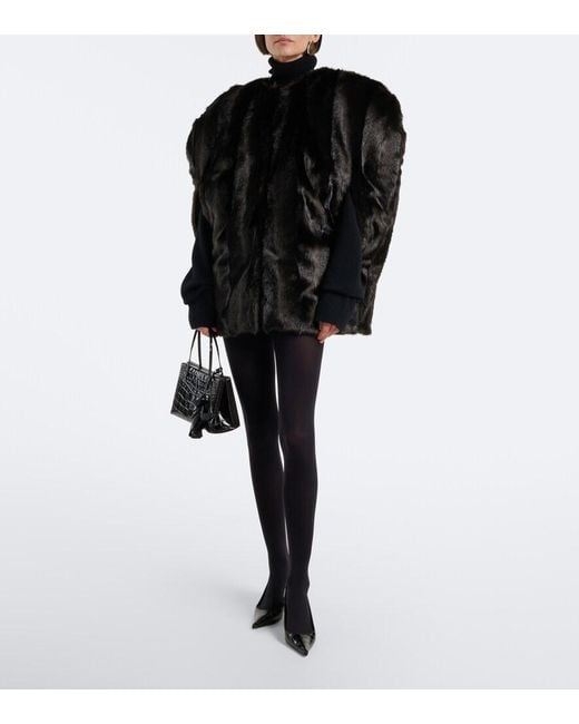 Magda Butrym Black Oversized Vest