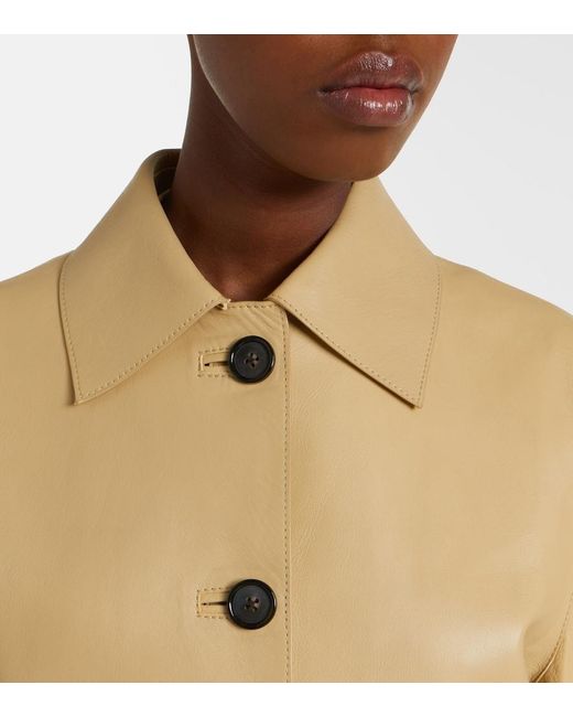 Totême Natural Leather Jacket
